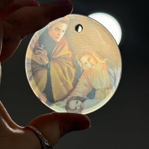 Hand Crafted Twilight Nativity Ornament